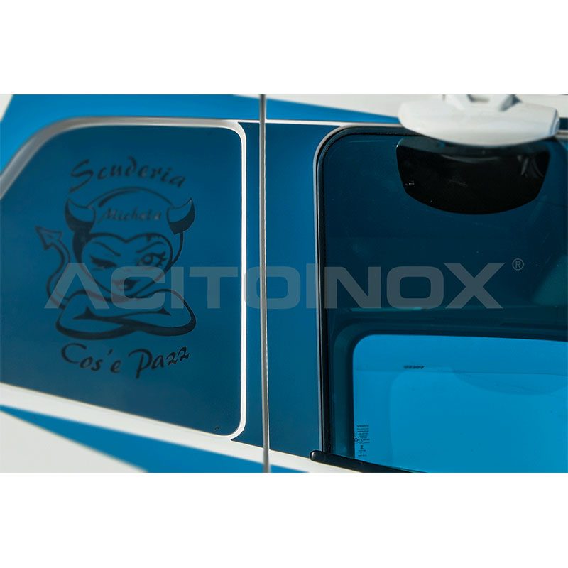 ACITOINOX ドアピラー用ステンレスプレート VOLVO 新型FH 2021-
