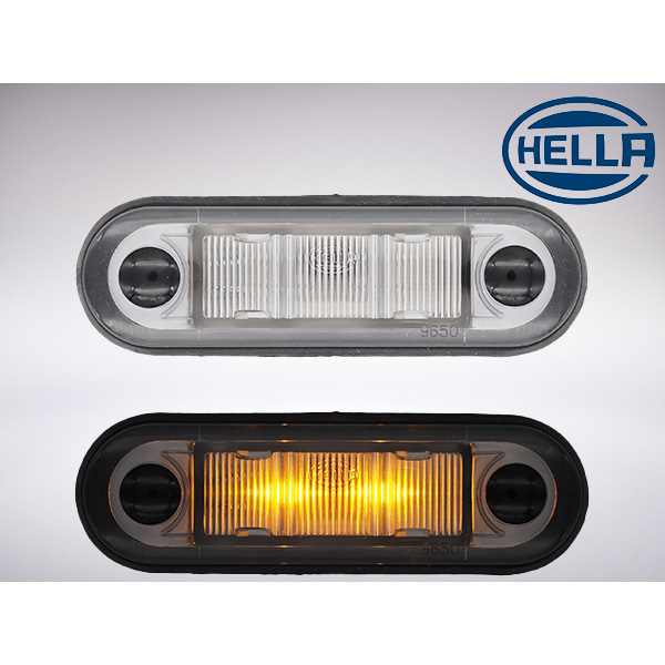 HELLA LEDマーカーライト (橙色・アンバー) LED2個タイプ