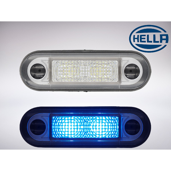 HELLA LEDマーカーライト (青色・ブルー) LED2個タイプ