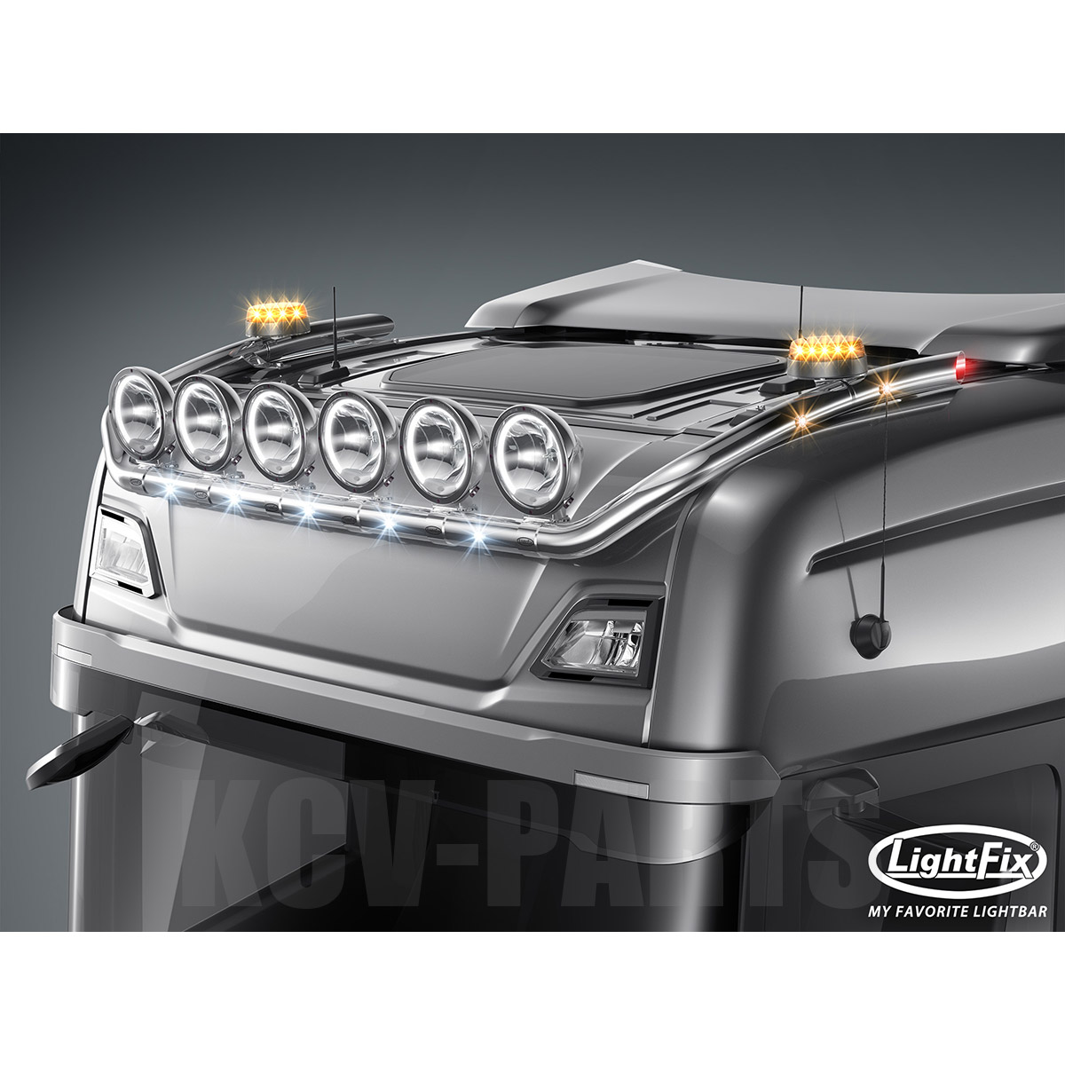 LightFix ハイバー スカイライト "マキシマム" SCANIA Next-Gen ハイラインキャブ用