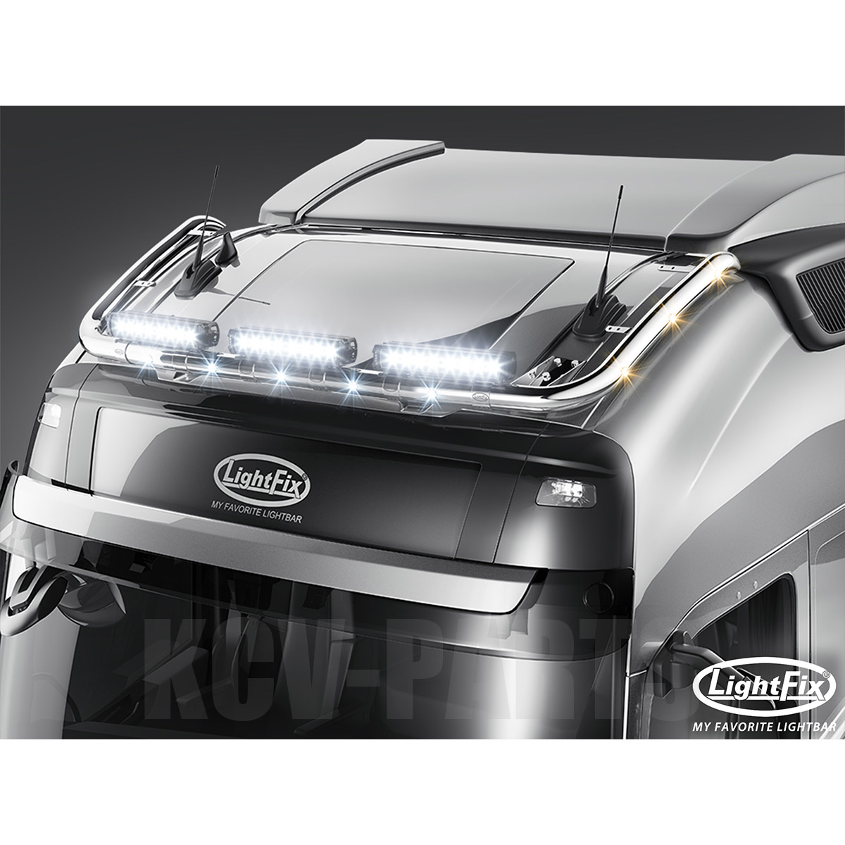 LightFix ハイバー スカイライト "ビッグ" VOLVO FH4 グローブトロッターキャブ用