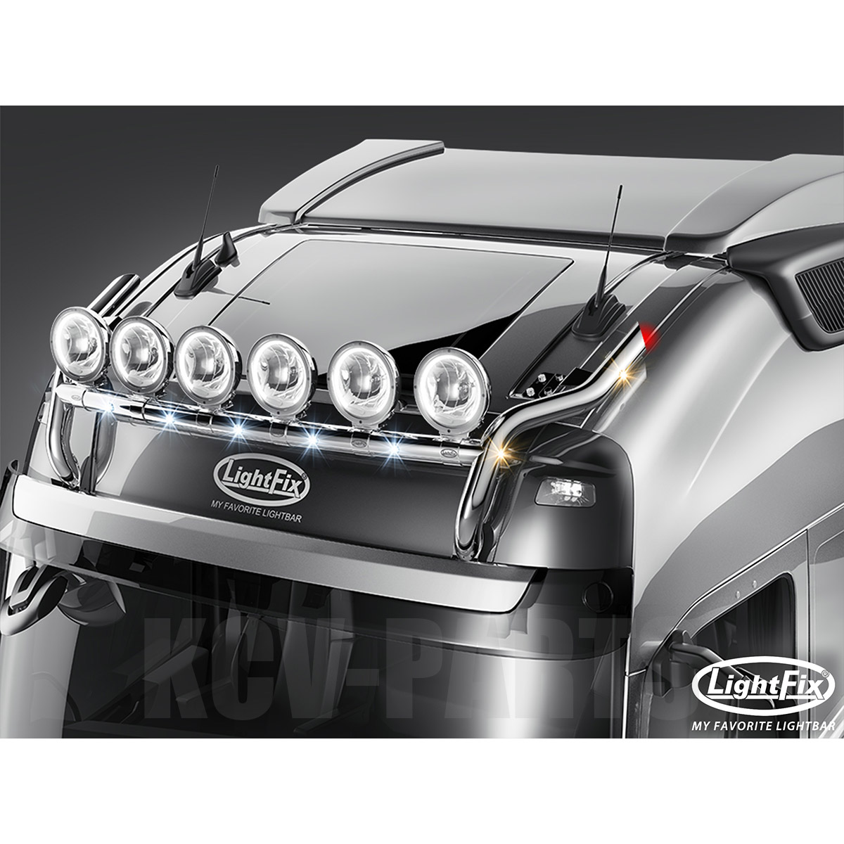 LightFix ハイバー スカイライト "ワイルドライフ" VOLVO FH4 グローブトロッターキャブ用