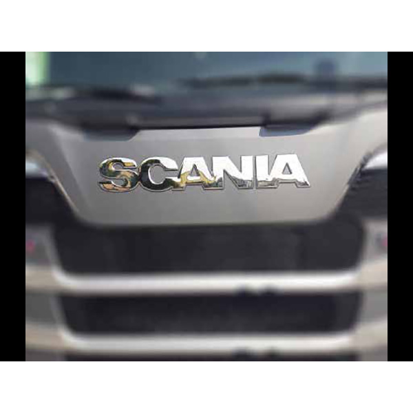 グリル用"SCANIA"ロゴ ステンレスプレート SCANIA Next-Gen