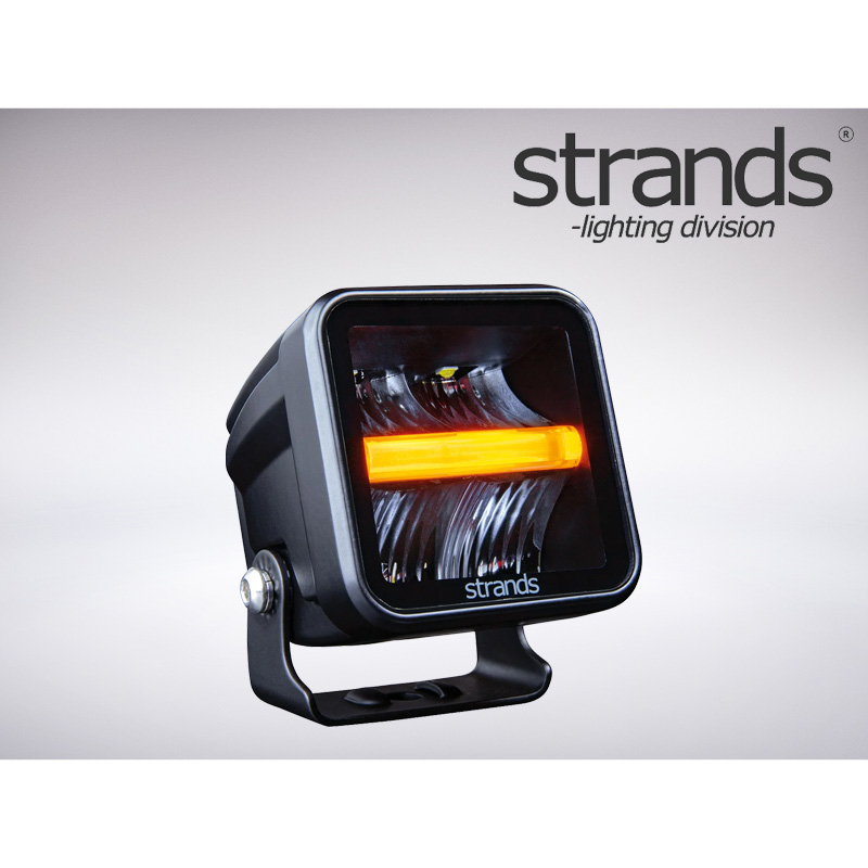 Strands LEDワークライト SIBERIA Qube Light LED アンバー&ホワイト ポジションライト付き
